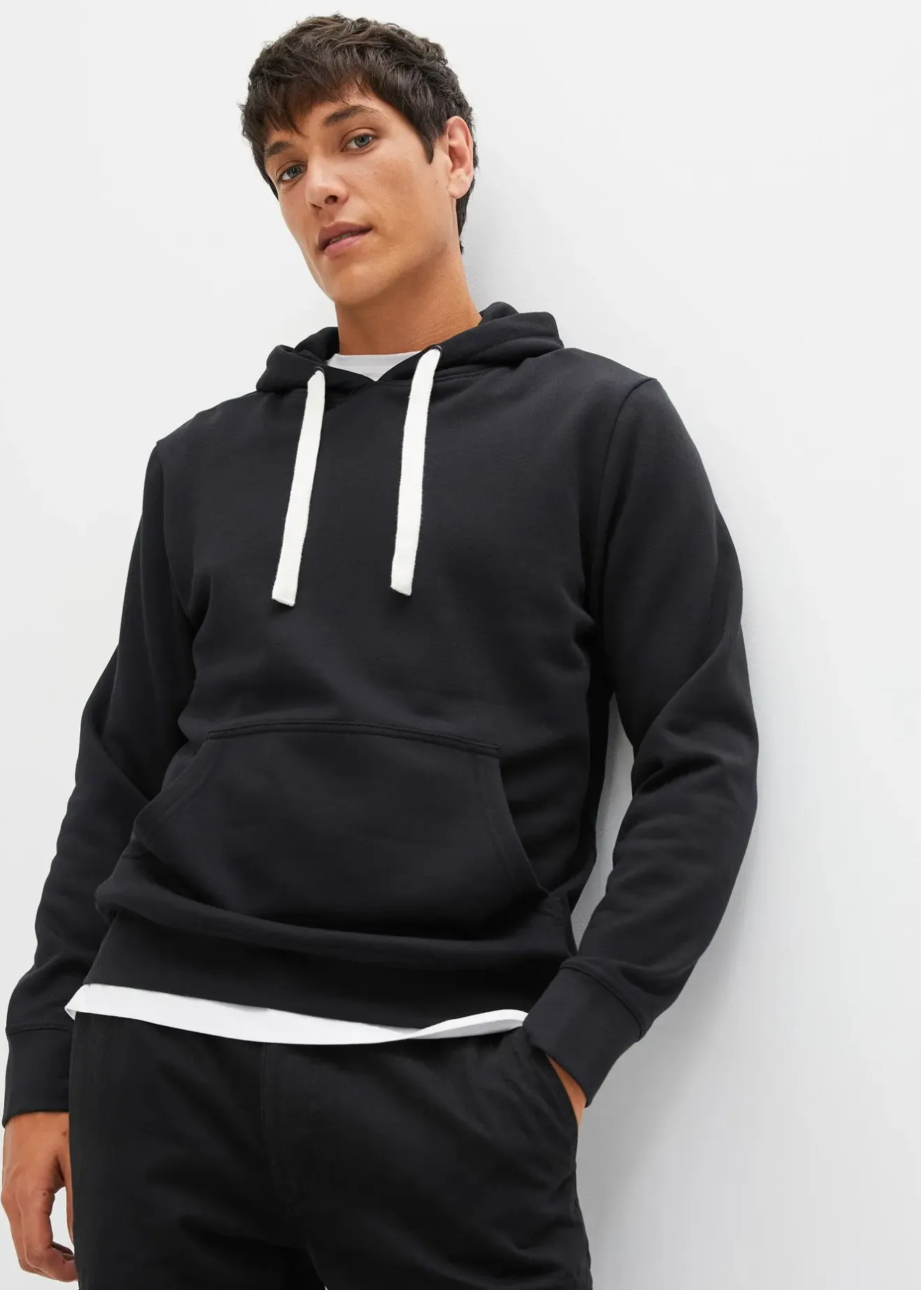 bonprix Sweat à capuche 100% coton|Homme Sweats