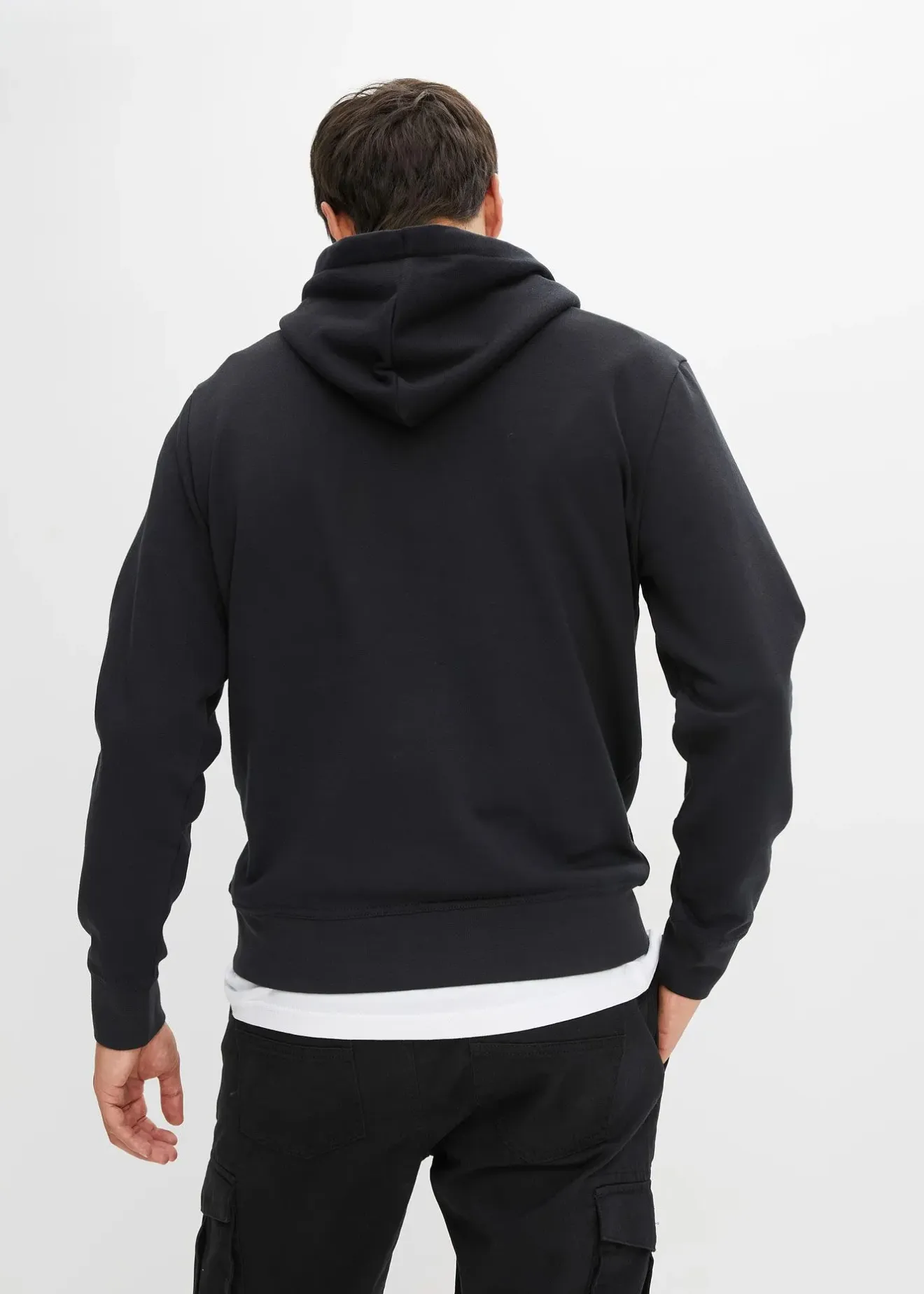 bonprix Sweat à capuche 100% coton|Homme Sweats