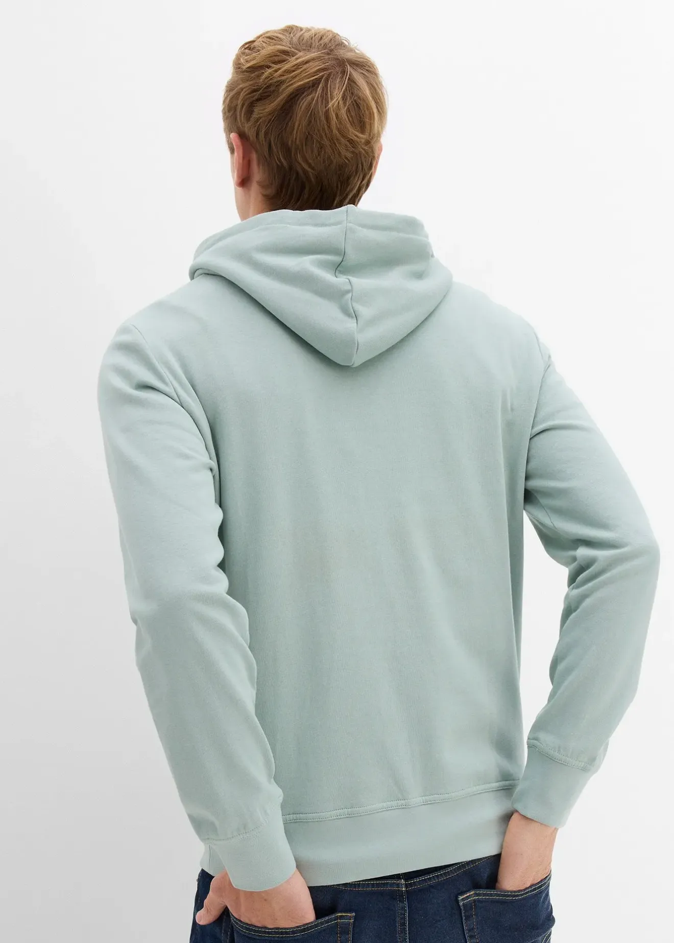 Homme bonprix Sweats|Sweat à capuche 100% coton
