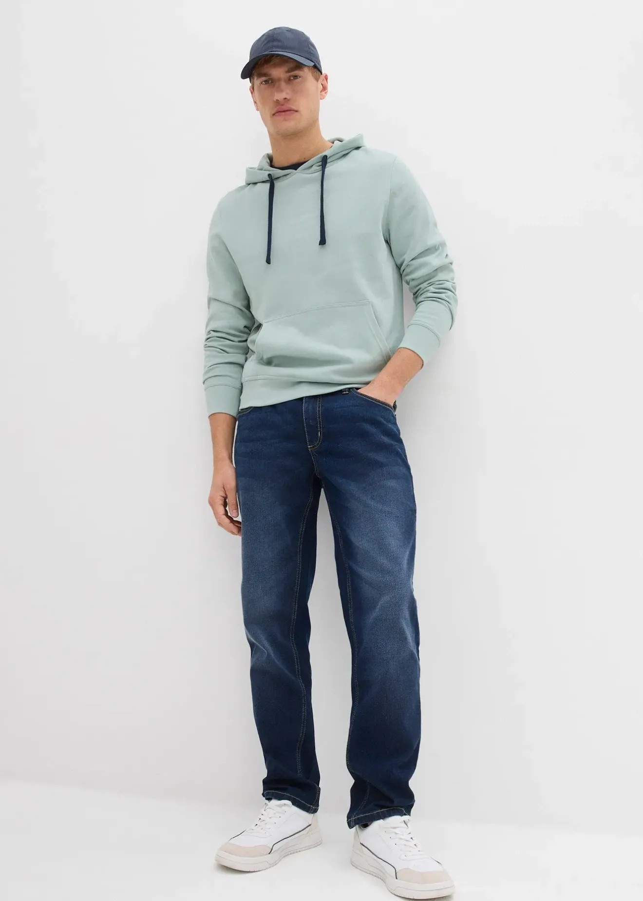 Homme bonprix Sweats|Sweat à capuche 100% coton