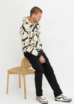 bonprix Sweat à capuche 100% coton, coupe loose|Homme Sweats