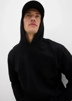 bonprix Sweat à capuche 100% coton, loose|Homme Vêtements De Sport|Sweats