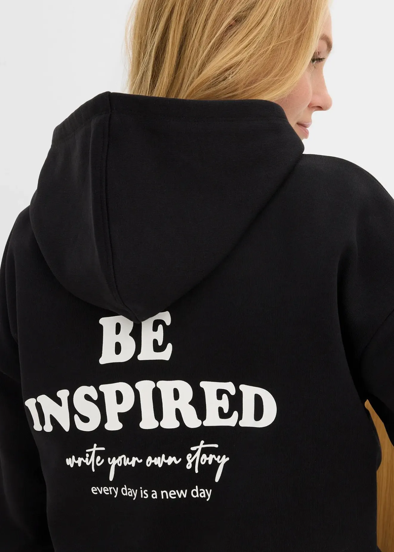 Femme bonprix Sweats|Sweat à capuche doux en coton mélangé