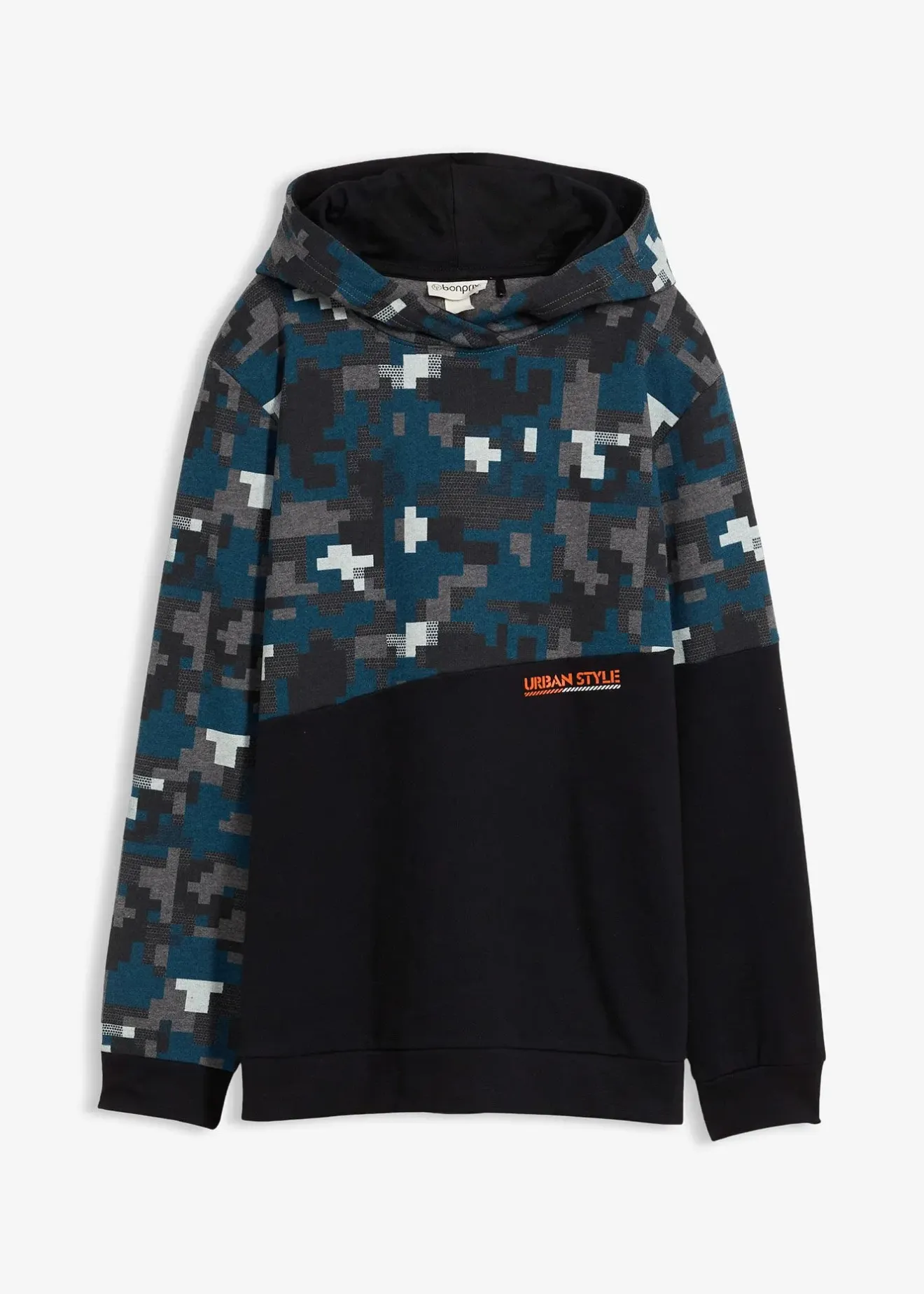 bonprix Sweat à capuche en coton majoritaire|Enfant Vêtements Enfant|Garçons 9-16 Ans·Pulls & Sweats