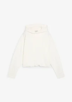 Femme bonprix Sweats|Sweat à capuche légèrement brillant en viscose mélangée