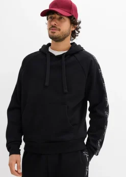 Homme bonprix Sweats|Sweat à capuche loose 100% coton
