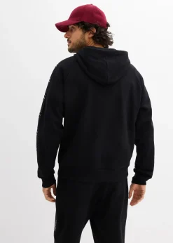 Homme bonprix Sweats|Sweat à capuche loose 100% coton
