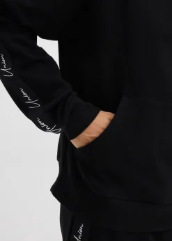 Homme bonprix Sweats|Sweat à capuche loose 100% coton