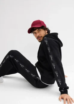 Homme bonprix Sweats|Sweat à capuche loose 100% coton