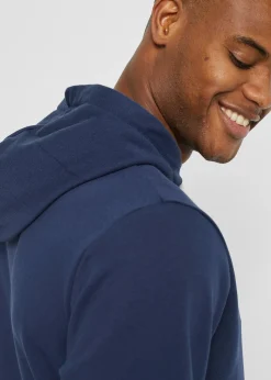 Homme bonprix Sweats|Sweat à capuche, manches courtes