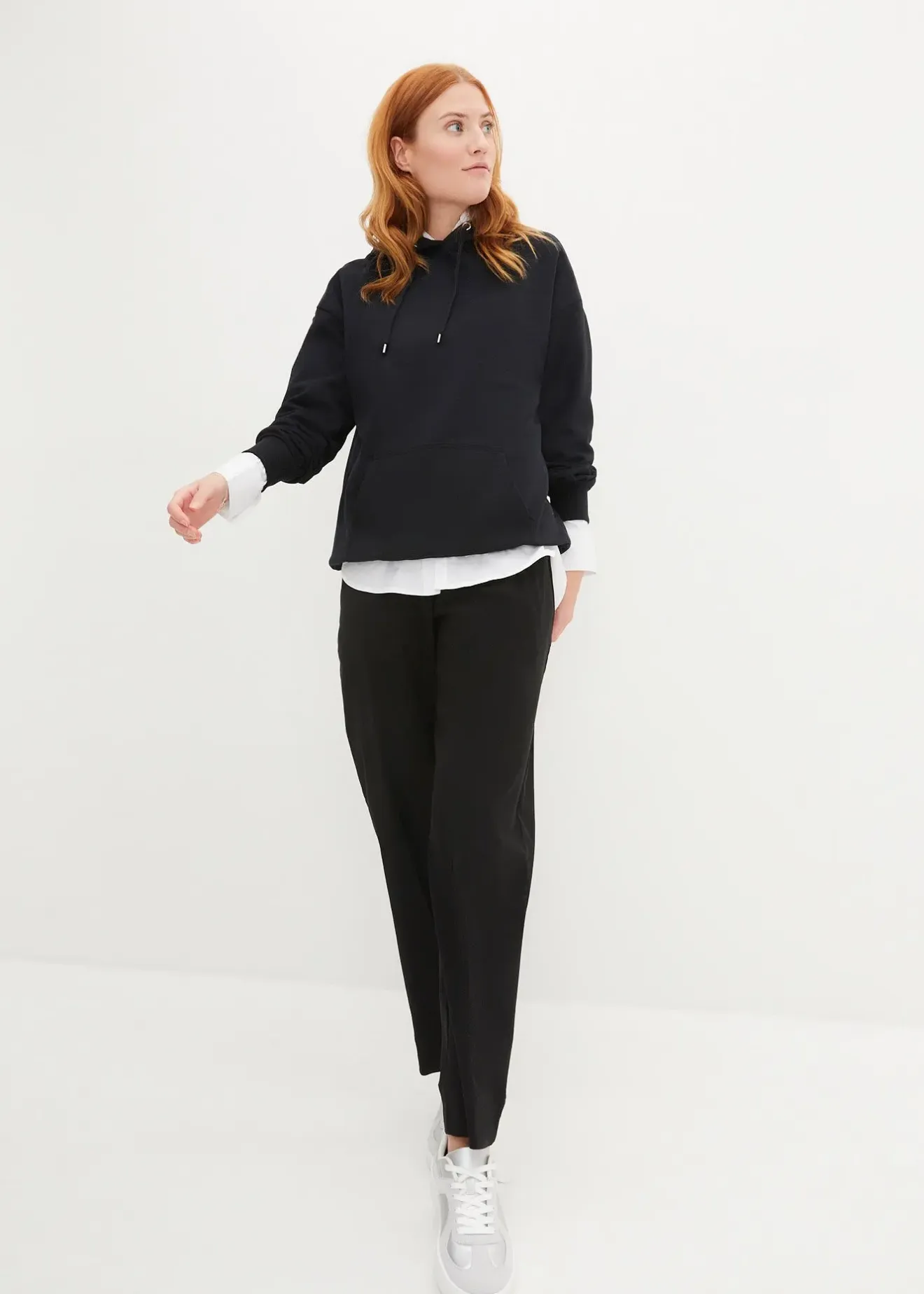 bonprix Sweat à capuche oversize|Femme Basiques|Sweats