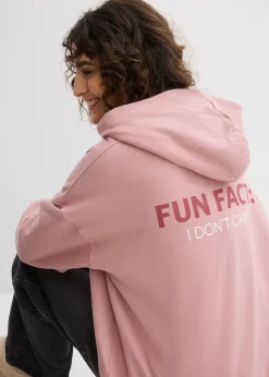 Femme bonprix Sweats|Sweat à capuche oversize 100% coton