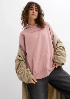 Femme bonprix Sweats|Sweat à capuche oversize 100% coton