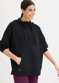 bonprix Sweat à capuche oversize et ultra-doux avec modal|Femme Vêtements De Sport|Sweats