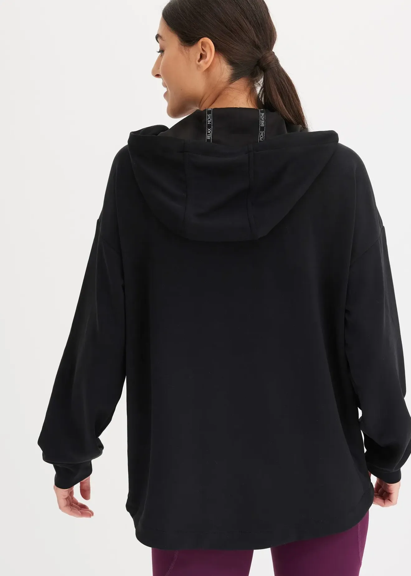 bonprix Sweat à capuche oversize et ultra-doux avec modal|Femme Vêtements De Sport|Sweats