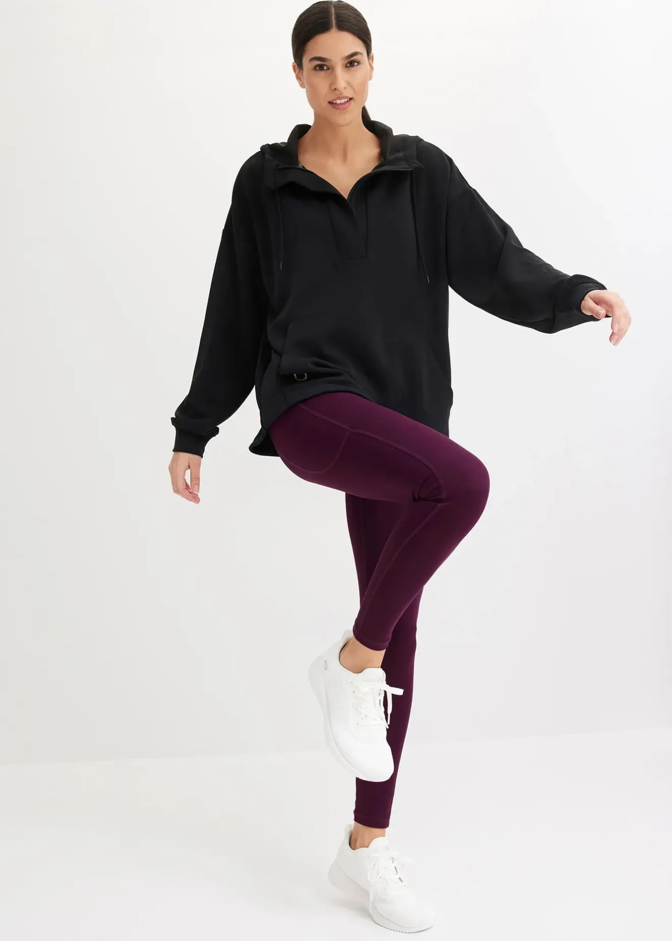 bonprix Sweat à capuche oversize et ultra-doux avec modal|Femme Vêtements De Sport|Sweats