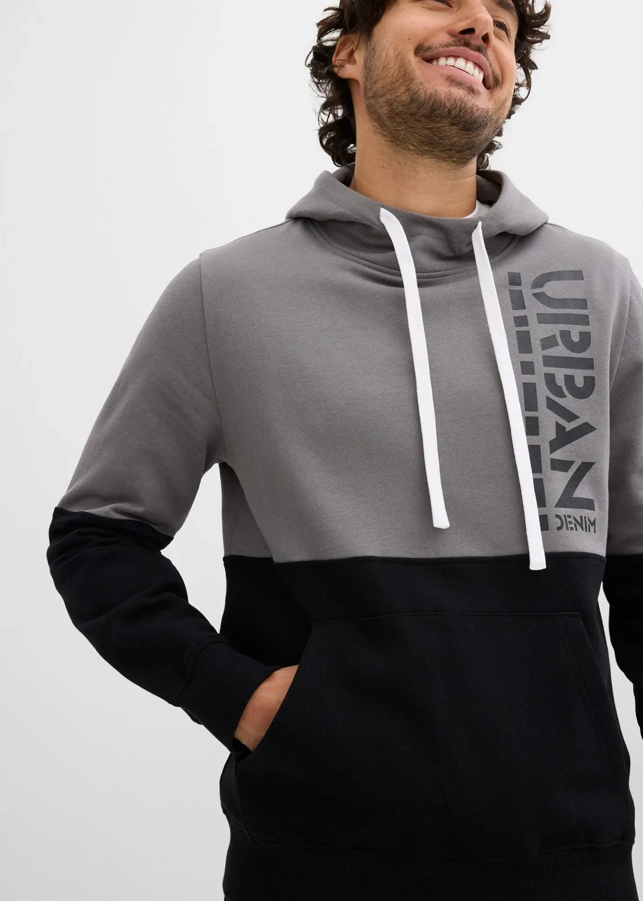 bonprix Sweat à capuche, slim|Homme Vêtements De Sport|Sweats