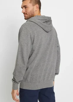 Homme bonprix Sweats|Sweat à capuche zippé confortable