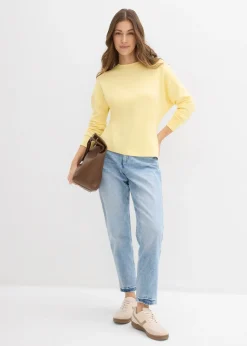 bonprix Sweat cintré en matière néoprène|Femme Sweats