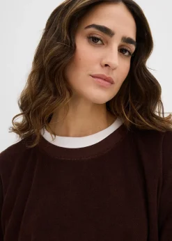 Femme bonprix Basiques|Sweat en éponge douce