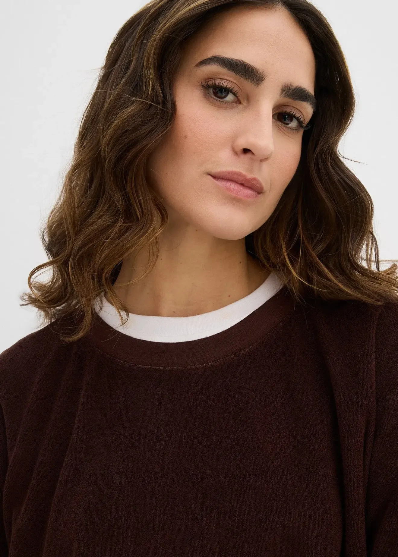 Femme bonprix Basiques|Sweat en éponge douce