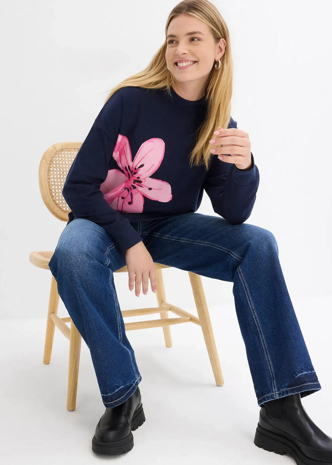 bonprix Sweat oversize|Femme Sweats