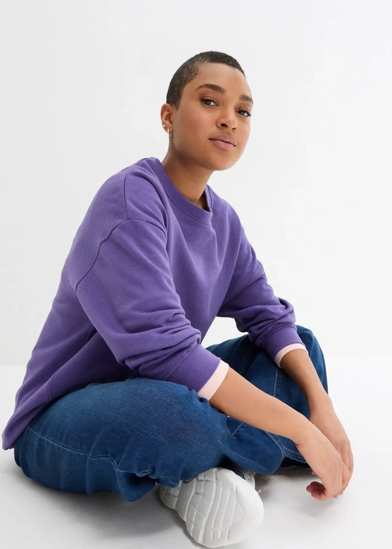 bonprix Sweat oversize|Femme Sweats