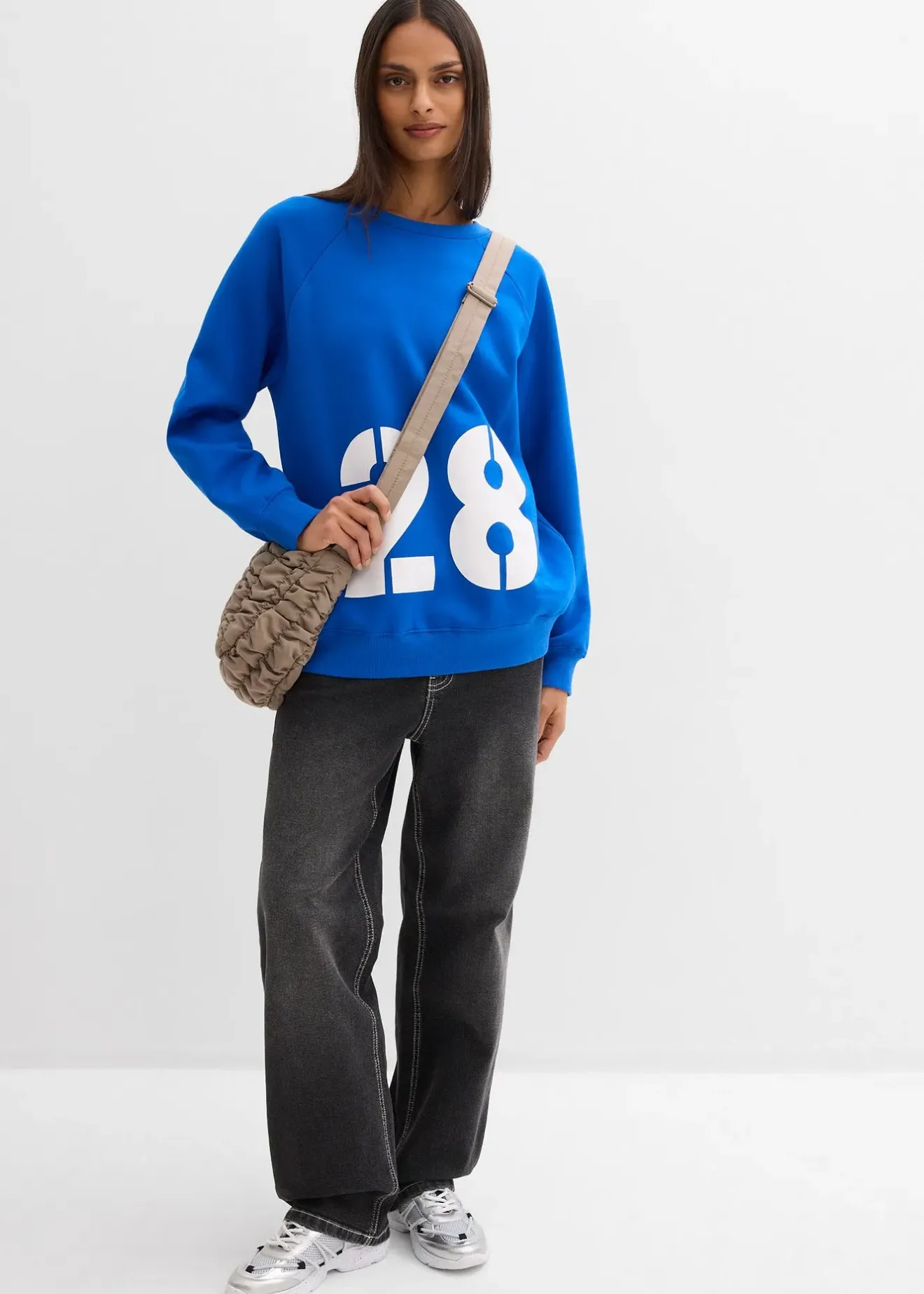 Femme bonprix Sweats|Sweat oversize 100% coton