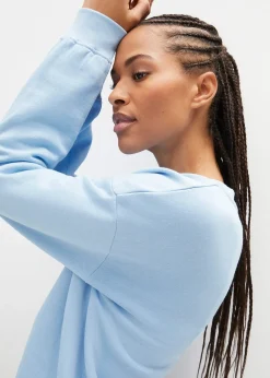 bonprix Sweat oversize 100% coton|Femme Basiques|Sweats