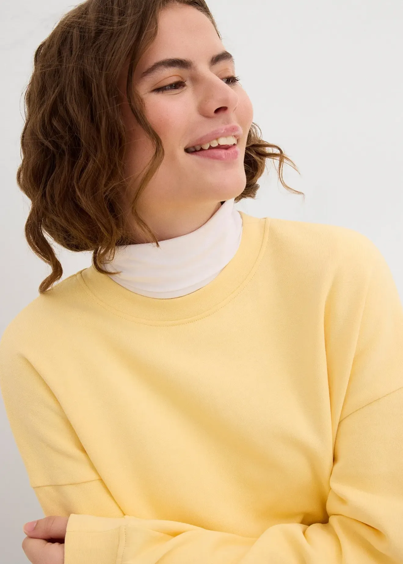 Femme bonprix Basiques|Sweats|Sweat oversize 100% coton