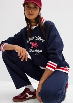 Femme bonprix Sweats|Sweat oversize 100% coton