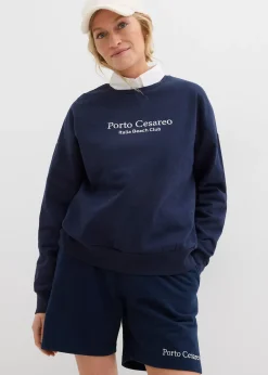 Femme bonprix Sweats|Sweat oversize avec broderie