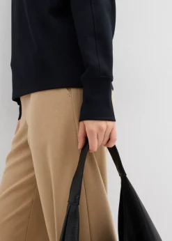 Femme bonprix Basiques|Sweats|Sweat oversize en matière néoprène douce