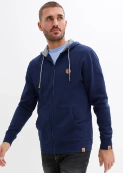 bonprix Sweat zippé à capuche|Homme Sweats