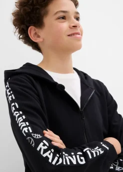 bonprix Sweat zippé à capuche|Enfant Vêtements Enfant|Garçons 9-16 Ans·Vestes Outdoor