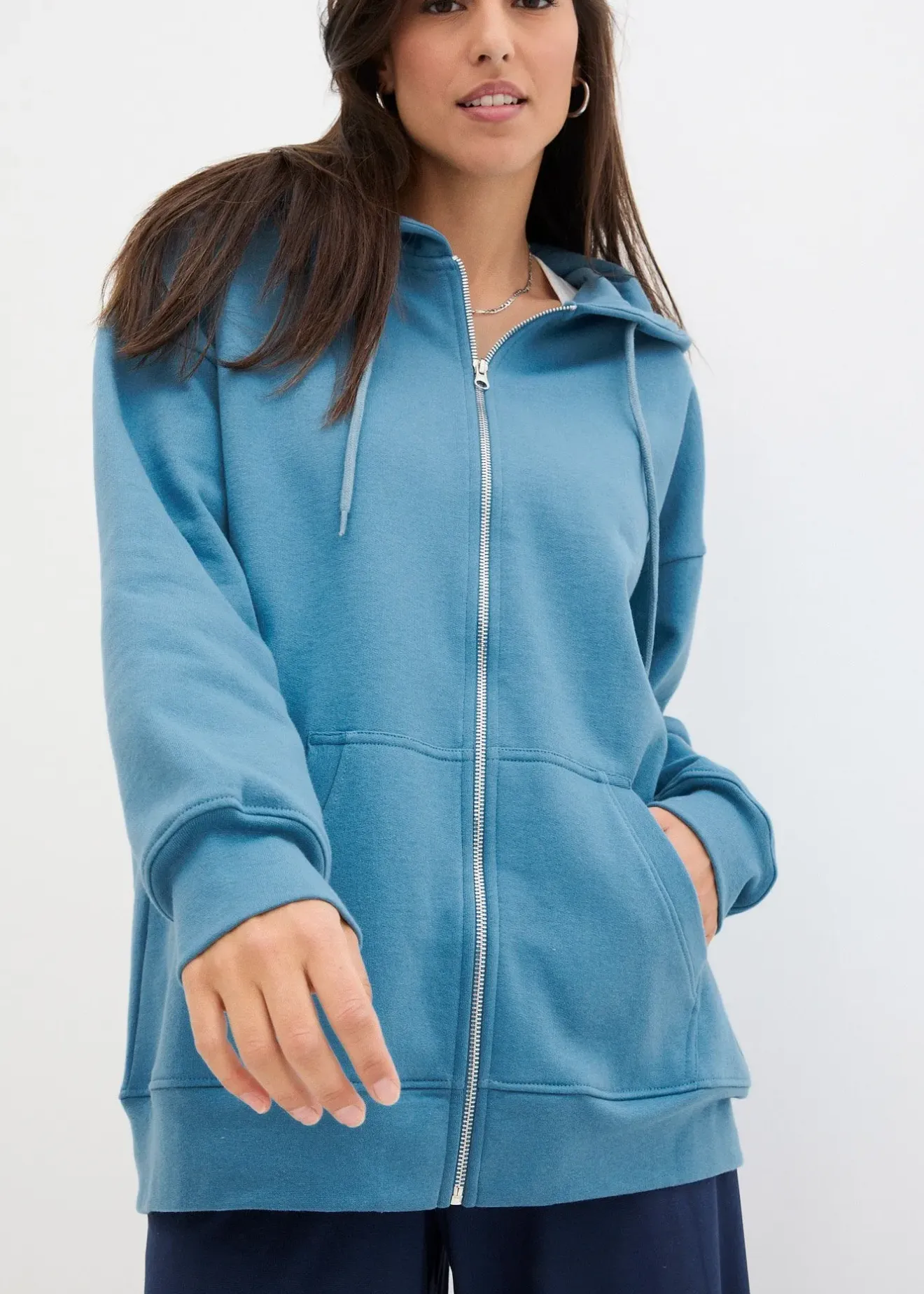 bonprix Sweat zippé à capuche|Femme Sweats
