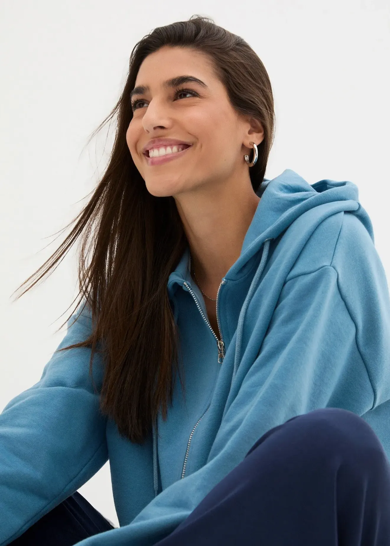 bonprix Sweat zippé à capuche|Femme Sweats