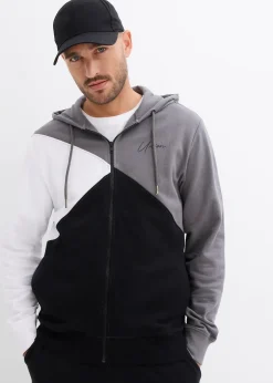 bonprix Sweat zippé à capuche 100% coton|Homme Sweats
