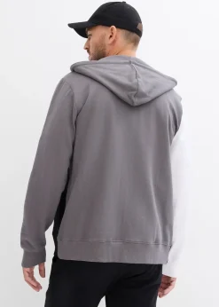 bonprix Sweat zippé à capuche 100% coton|Homme Sweats