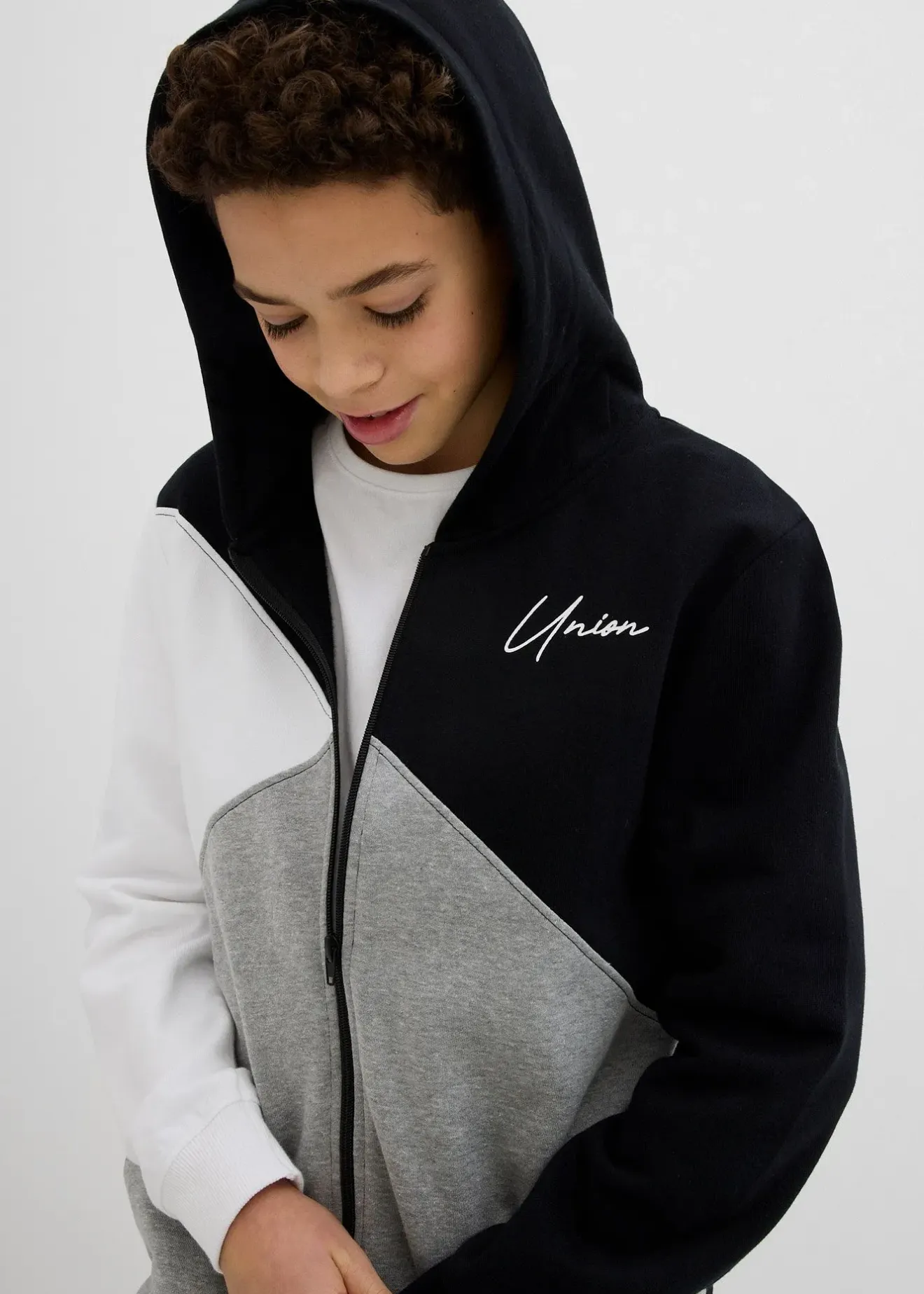 Enfant bonprix Vêtements Enfant|Garçons 9-16 Ans·Pulls & Sweats|Sweat zippé à capuche 100% coton Loose