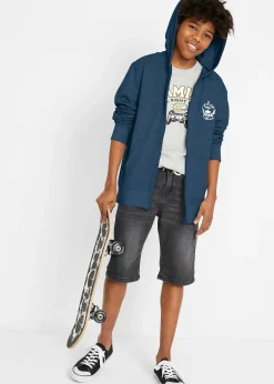 Enfant bonprix Vêtements Enfant|Garçons 9-16 Ans·Pulls & Sweats|Sweat zippé à capuche, 100% coton