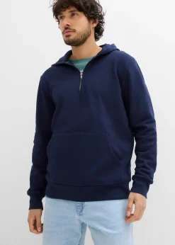bonprix Sweat zippé à capuche 100% coton|Homme Sweats