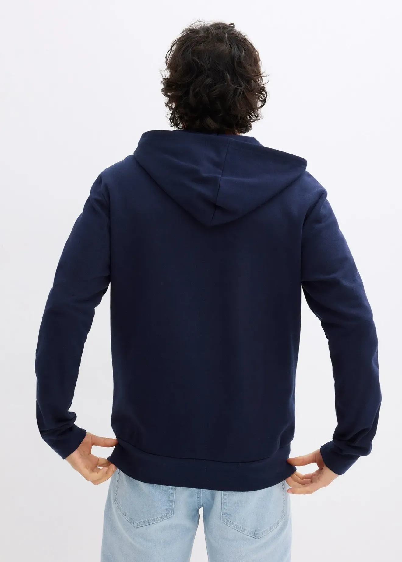 bonprix Sweat zippé à capuche 100% coton|Homme Sweats