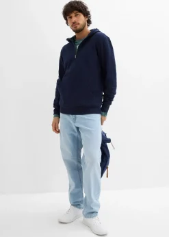 bonprix Sweat zippé à capuche 100% coton|Homme Sweats