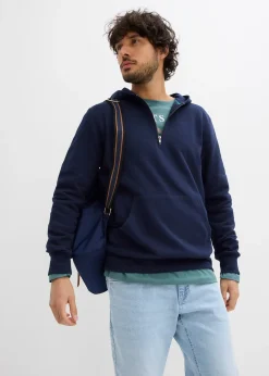 bonprix Sweat zippé à capuche 100% coton|Homme Sweats