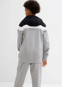 bonprix Sweat zippé à capuche en coton mélangé|Enfant Vêtements Enfant|Garçons 9-16 Ans·Pulls & Sweats