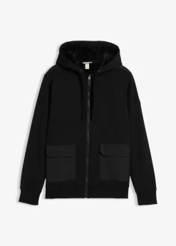 Homme bonprix Vêtements De Plein Air|Sweats|Sweat zippé à capuche et doublure peluche