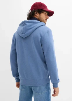 Homme bonprix Vêtements De Sport|Sweats|Sweat zippé à capuche et détails enduits