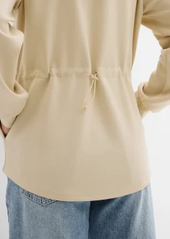 Femme bonprix Sweats|T-Shirts & Tops|Sweat zippé à capuche, extensible