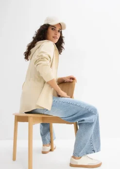 Femme bonprix Sweats|T-Shirts & Tops|Sweat zippé à capuche, extensible